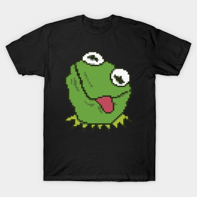 Kermit the frog T-Shirt by valentinahramov